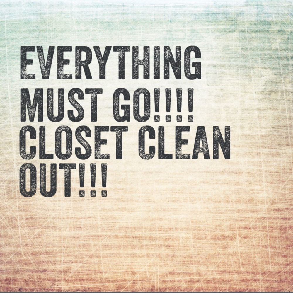 Closet Clean Out!!!